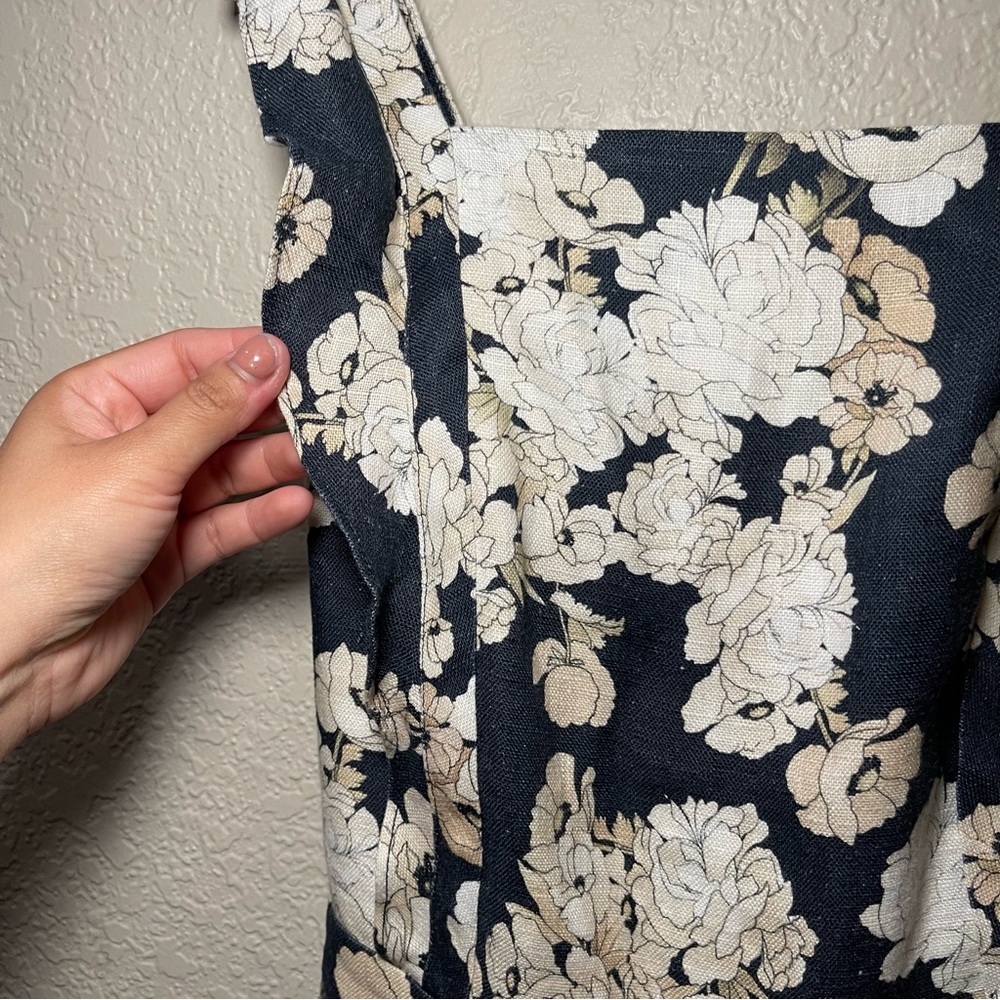 SIR. The Label | Floral Bellagio Linen Jumpsuit Size: US 4 - Picture 5 of 7